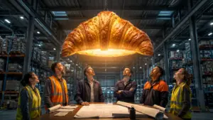 El croissant de 500 pesos